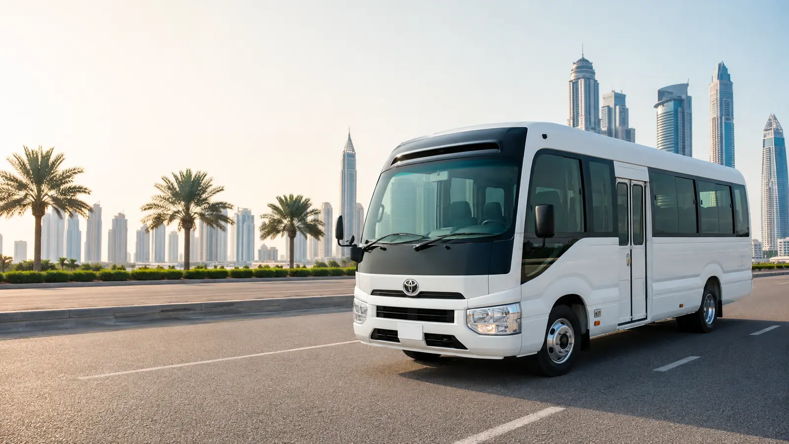 22 Seater Coaster available from Bus World in Dubai and the UAE