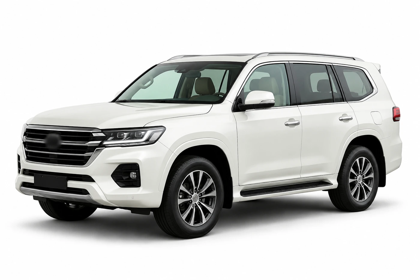 Bus World 7 seater car rental vehicle.