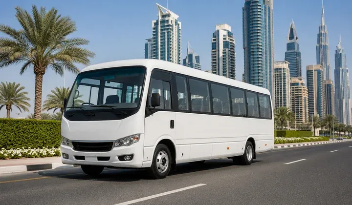 Midi Coach recommended by Bus World for passenger transport in the UAE