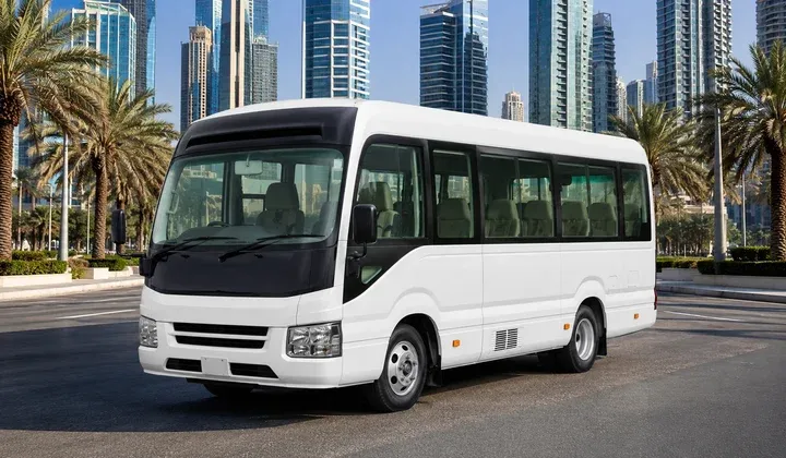 School Minibus recommended by Bus World for passenger transport in the UAE