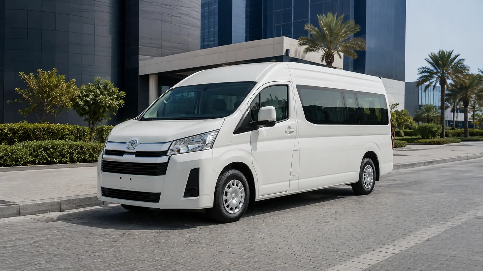 13–15 seater van for group transport in Abu Dhabi