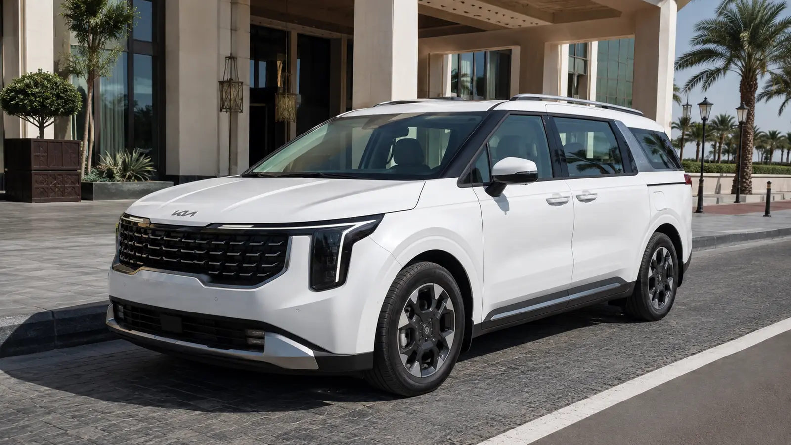 7–8 seater vehicle for small-group transport in Abu Dhabi