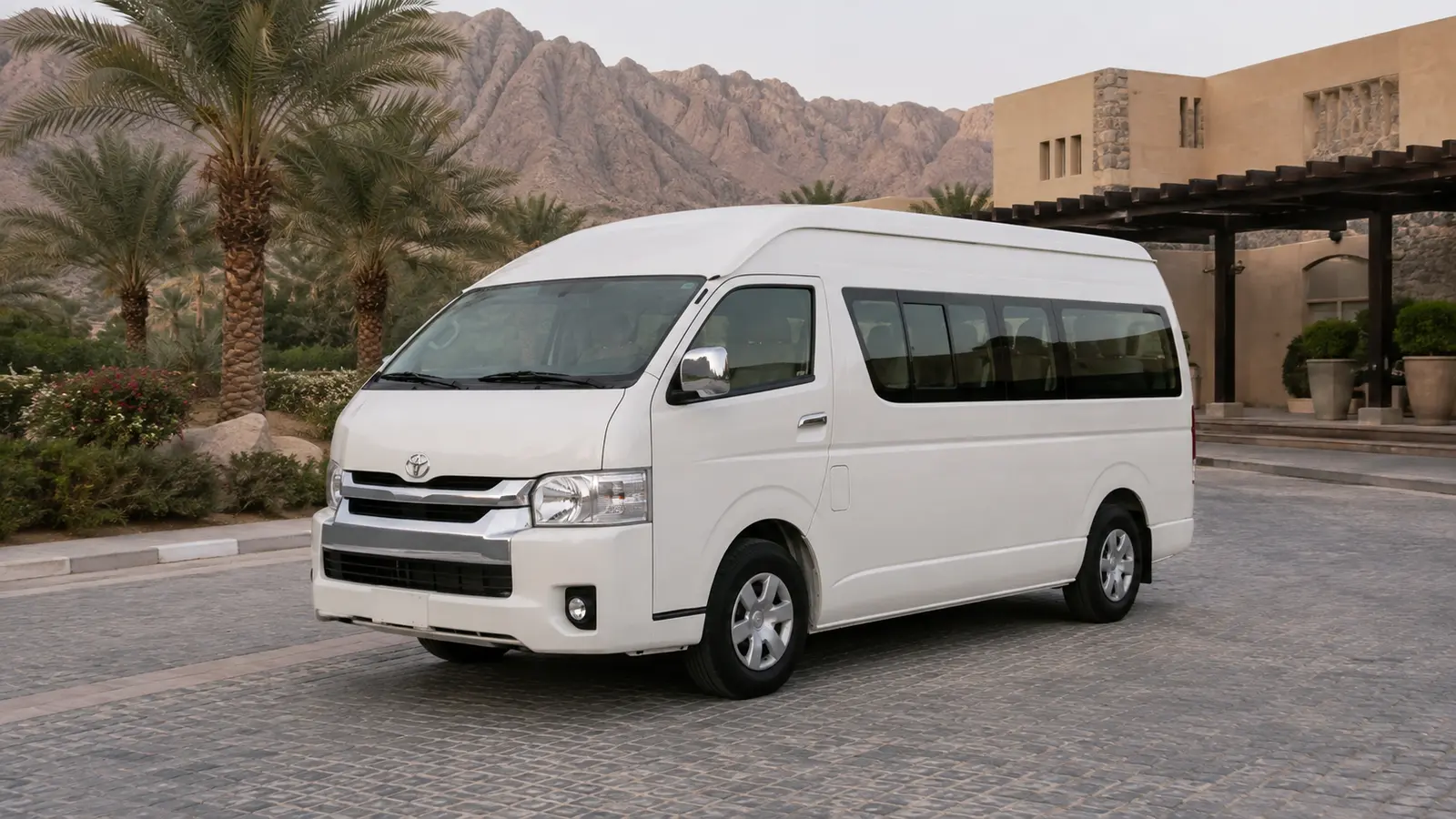 13–15 seater van for hotel and family transport in Ras Al Khaimah