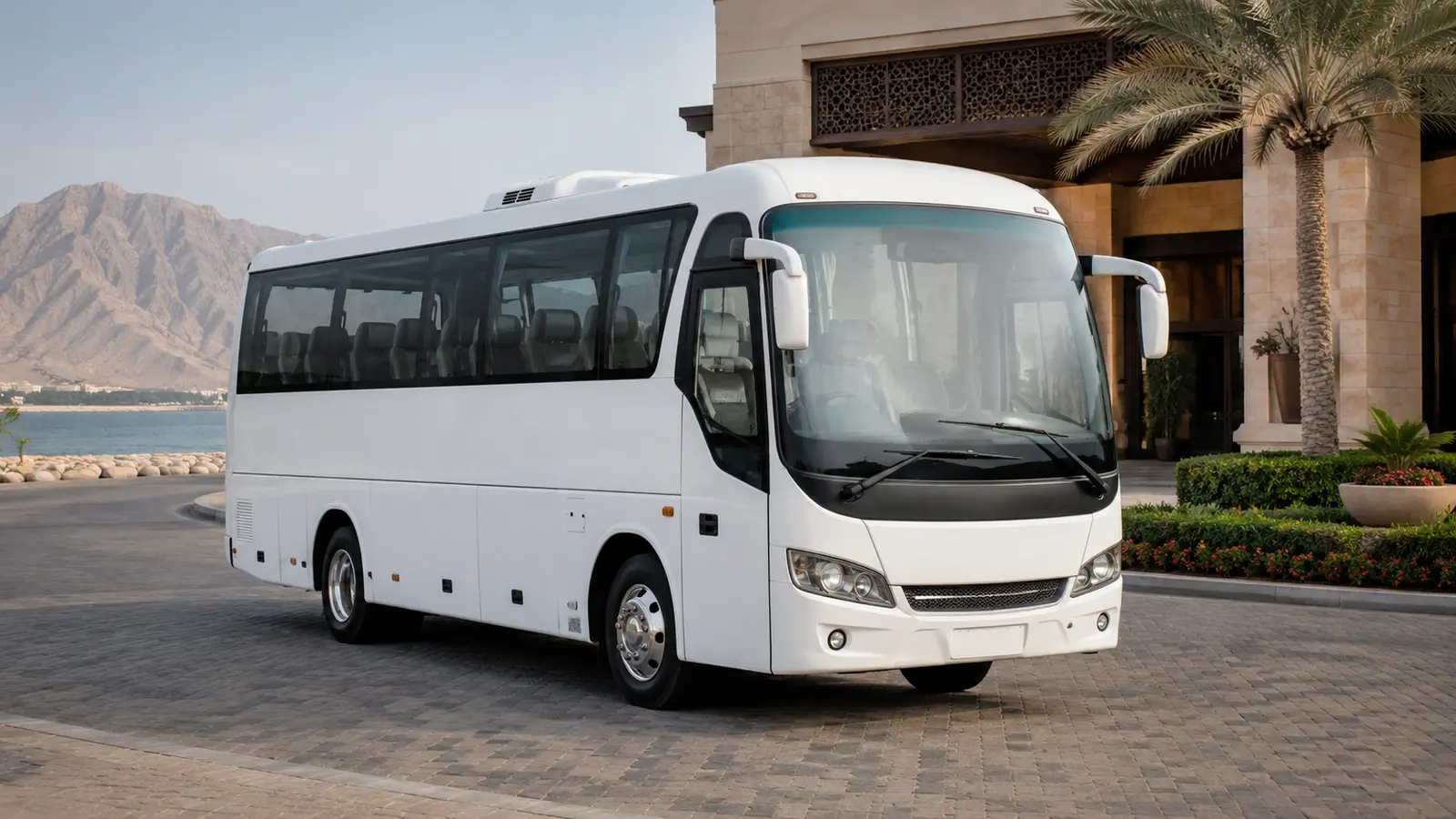 30 seater bus for RAKEZ staff tours and events in Ras Al Khaimah
