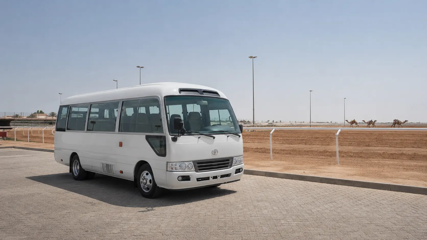 Group transport to Al Lebsa Camel Track Umm Al Quwain