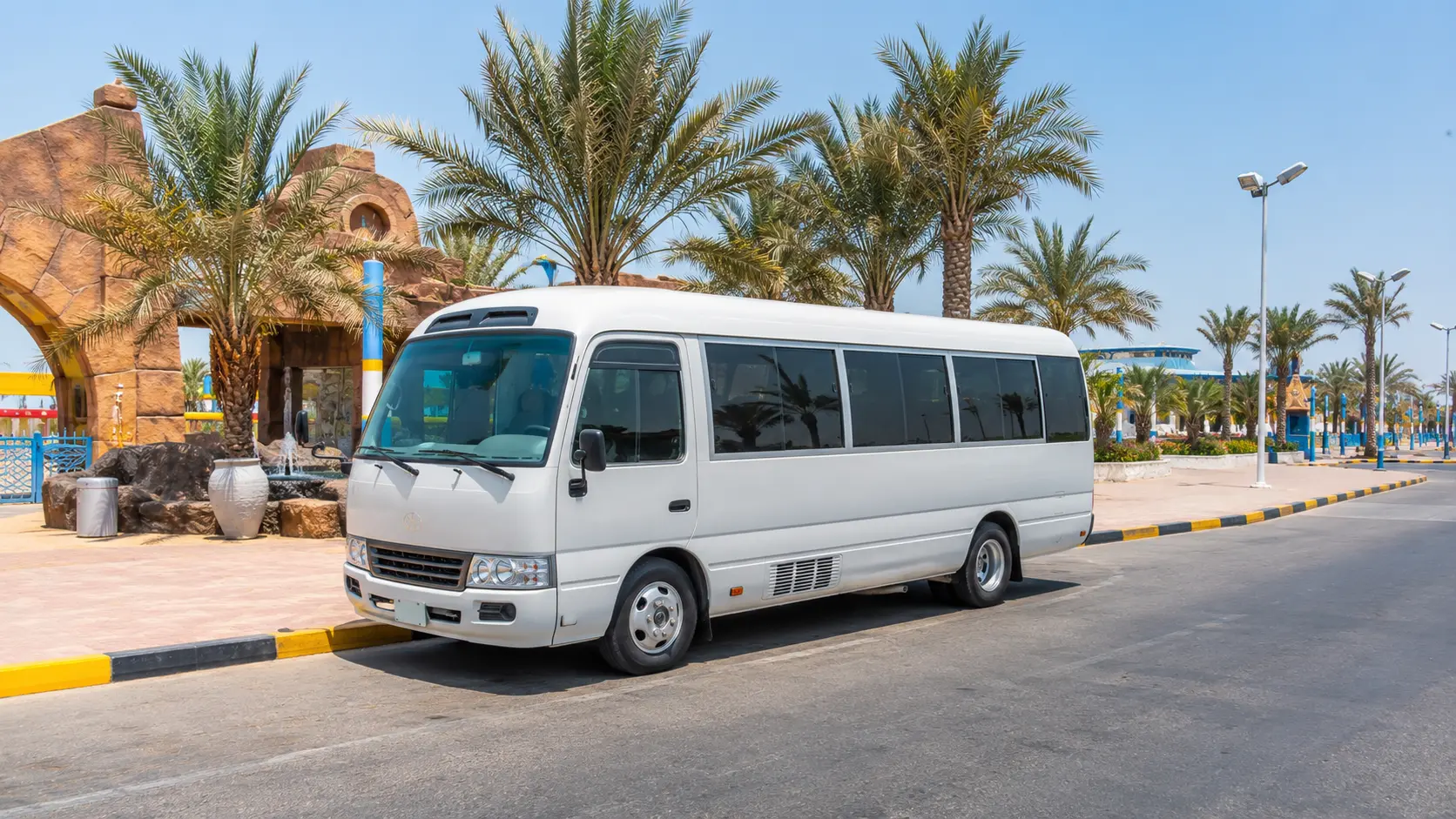 Group transport to Dreamland Aqua Park Umm Al Quwain